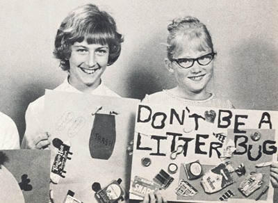 Youth with Litterbug Posters_IWLA