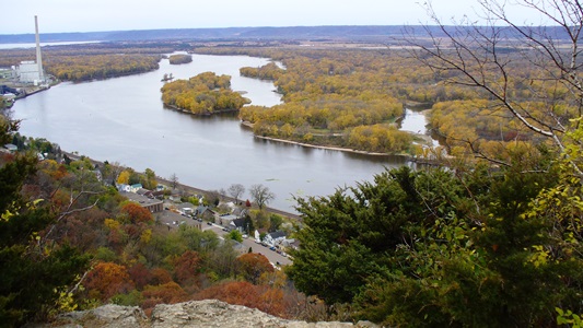 Mississippi River at Alma, Wisconsin