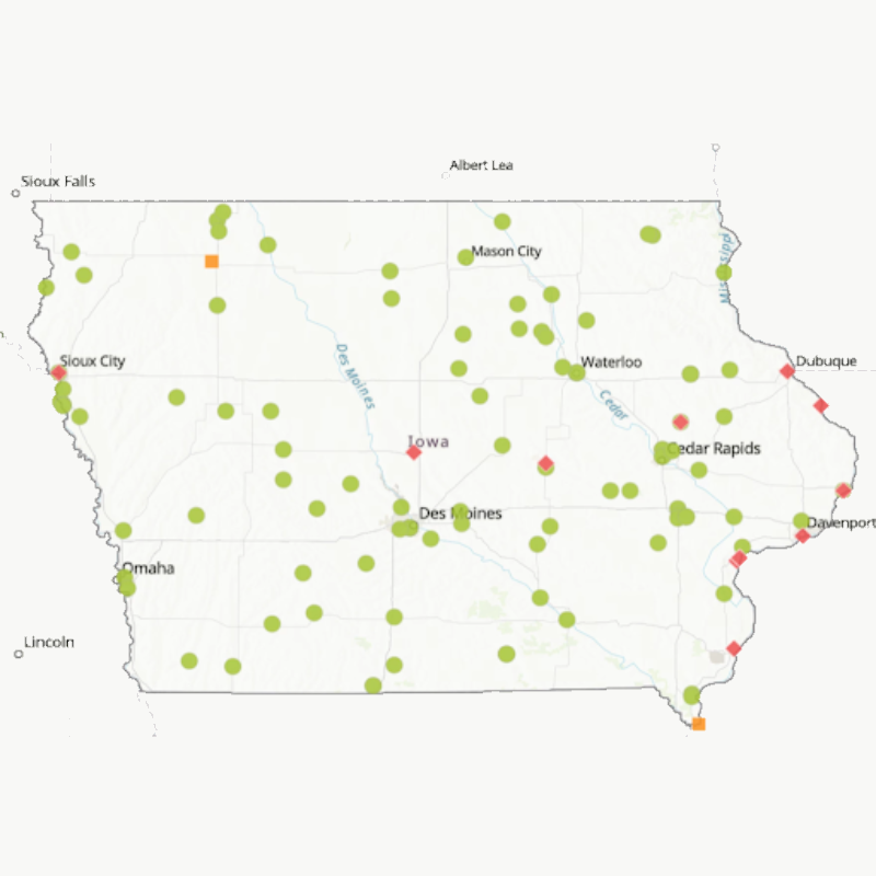 PFAS pollution in Iowa