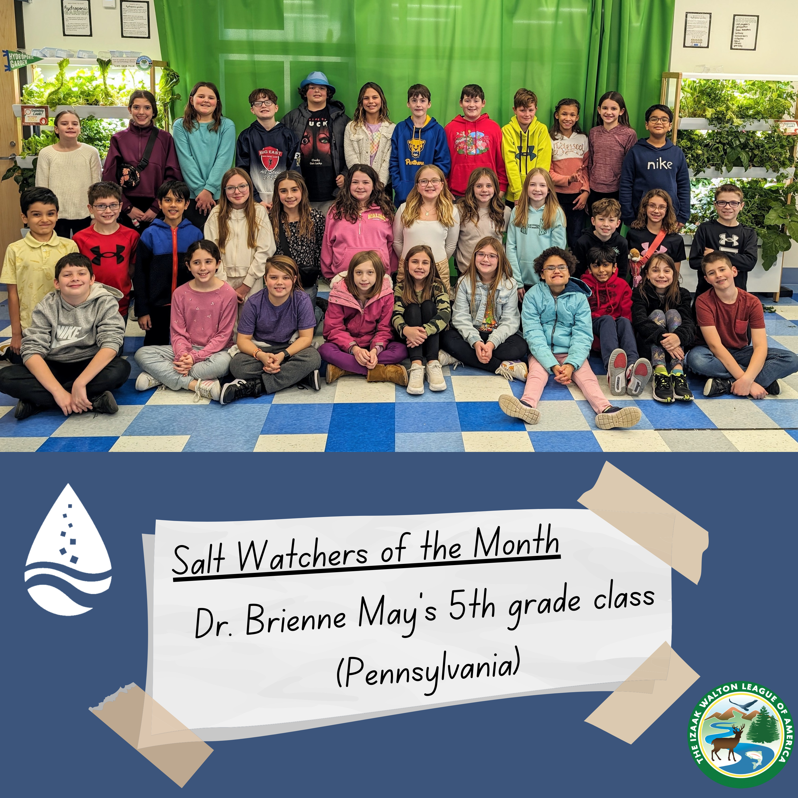 Dr. Brienne May’s 5th grade class