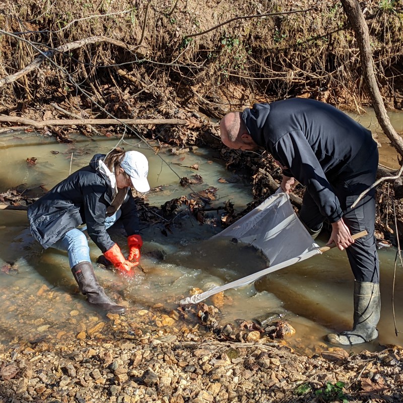 Preserve Grayson members monitoring water quality