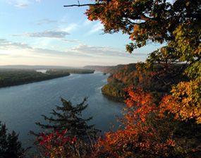 View from Fire Point in Iowa