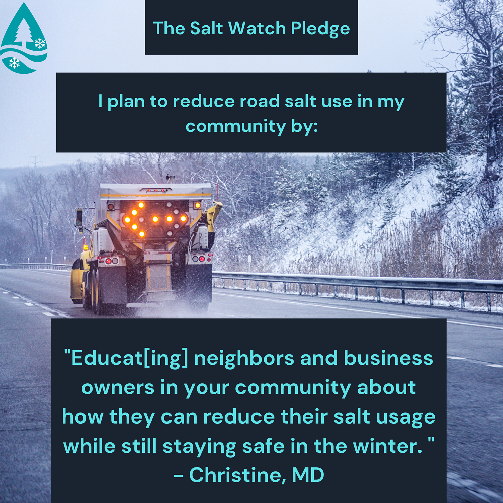Salt Watch pledge - Christine