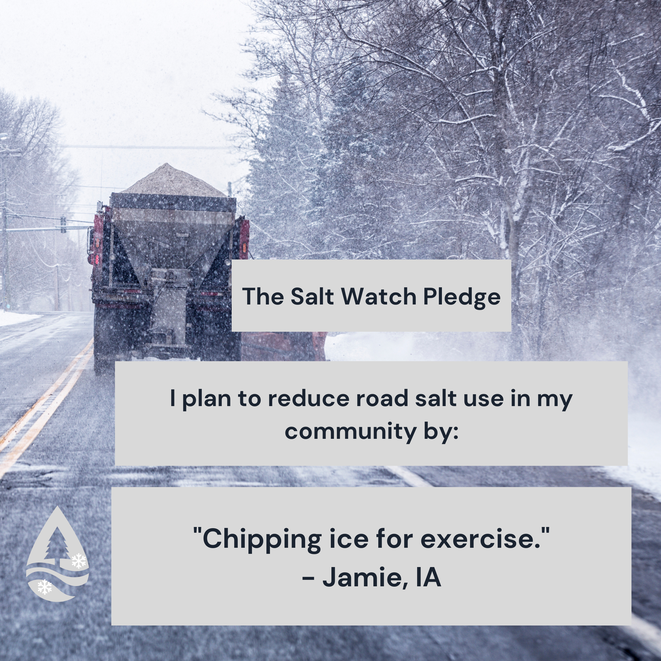 Salt Watch pledge - Jamie