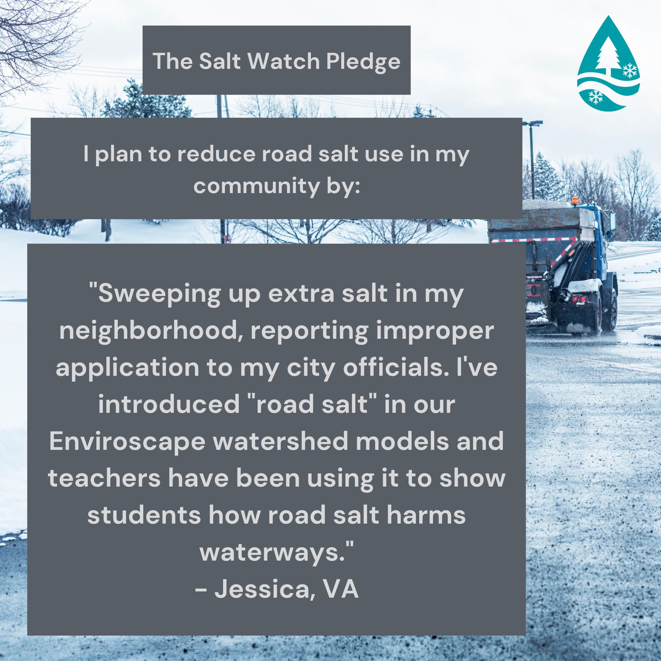 Salt Watch pledge - Jessica