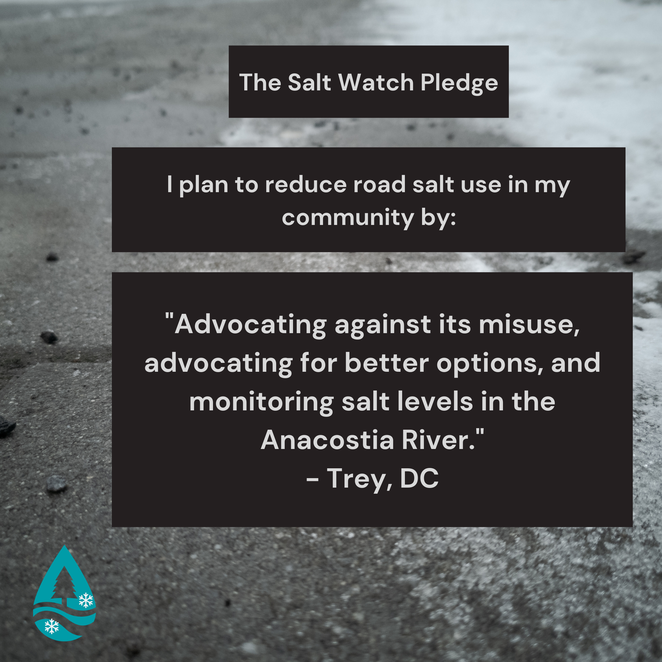 Salt Watch pledge - Trey