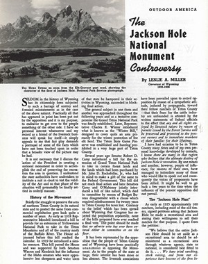 Jackson Hole National Monument Controversy Article_IWLA