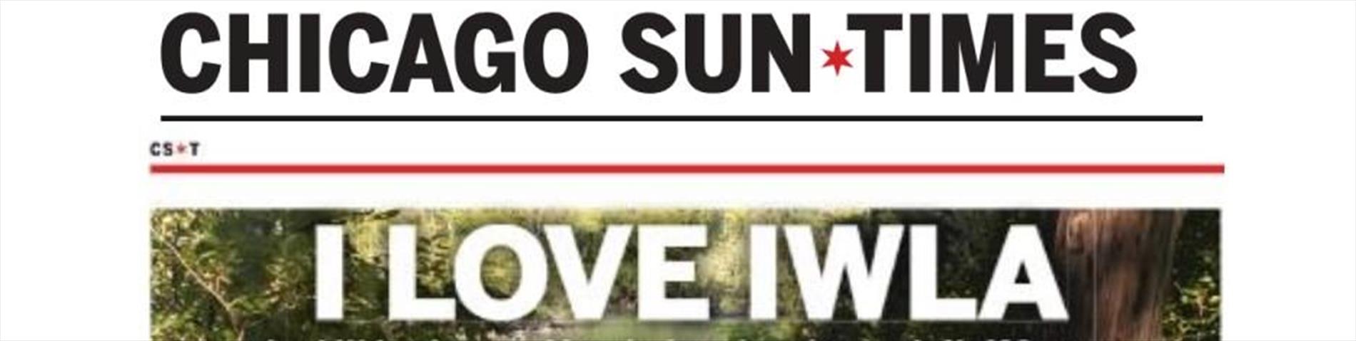 Chicago Sun Times masthead and headline Jan 19 2022
