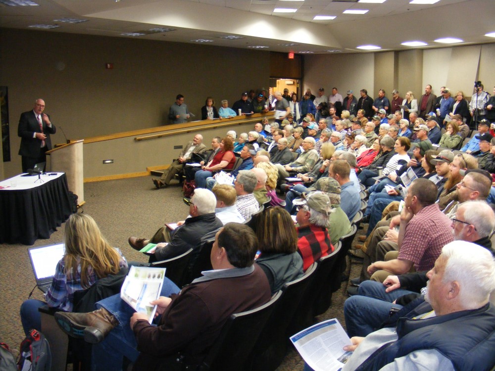 John Remus addresses the crowd