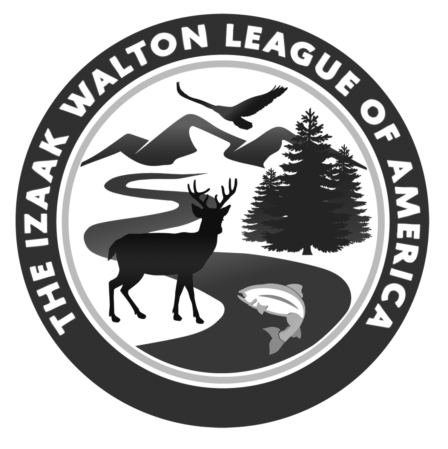 League logo - black and white