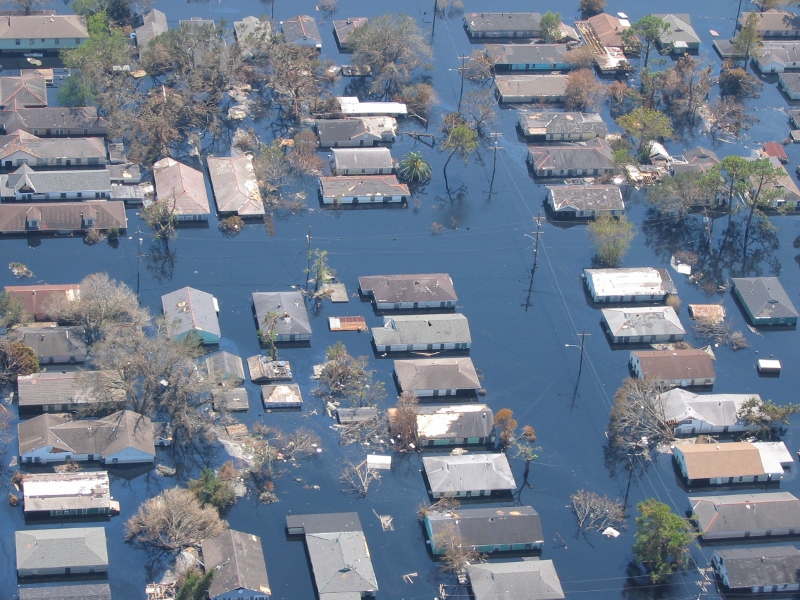 New Orleans post-Katrina. Photo credit: Lieut. Commander Mark Moran, NMAO-AOC