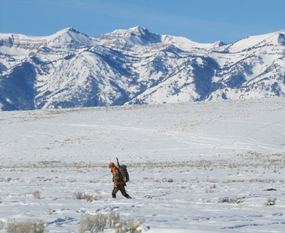 Hunter in National Elk Refuge_credit Lori Iverson USFWS