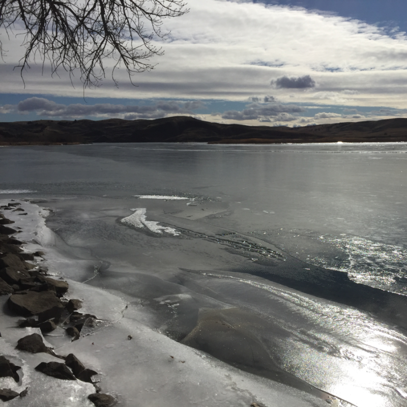 Ice on the Missouri River - credit Paul Lepisto