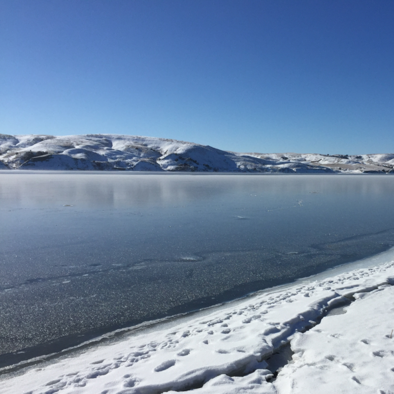 Snow on the river - credit Paul Lepisto