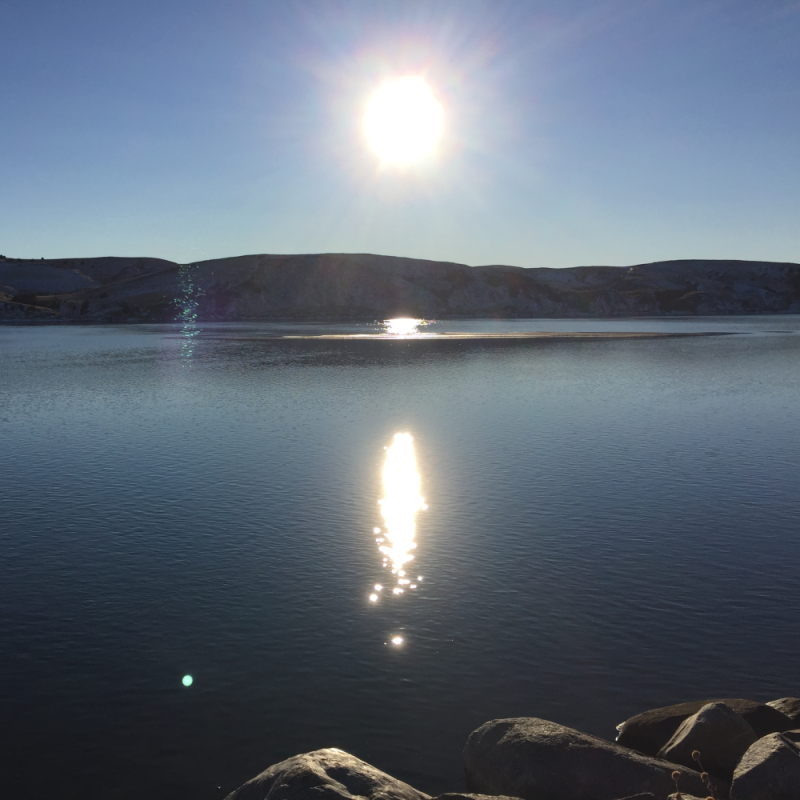 Sun on the Missouri River - credit Paul Lepisto