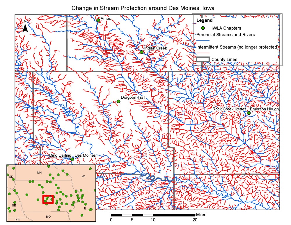 Des Moines, IA area streams