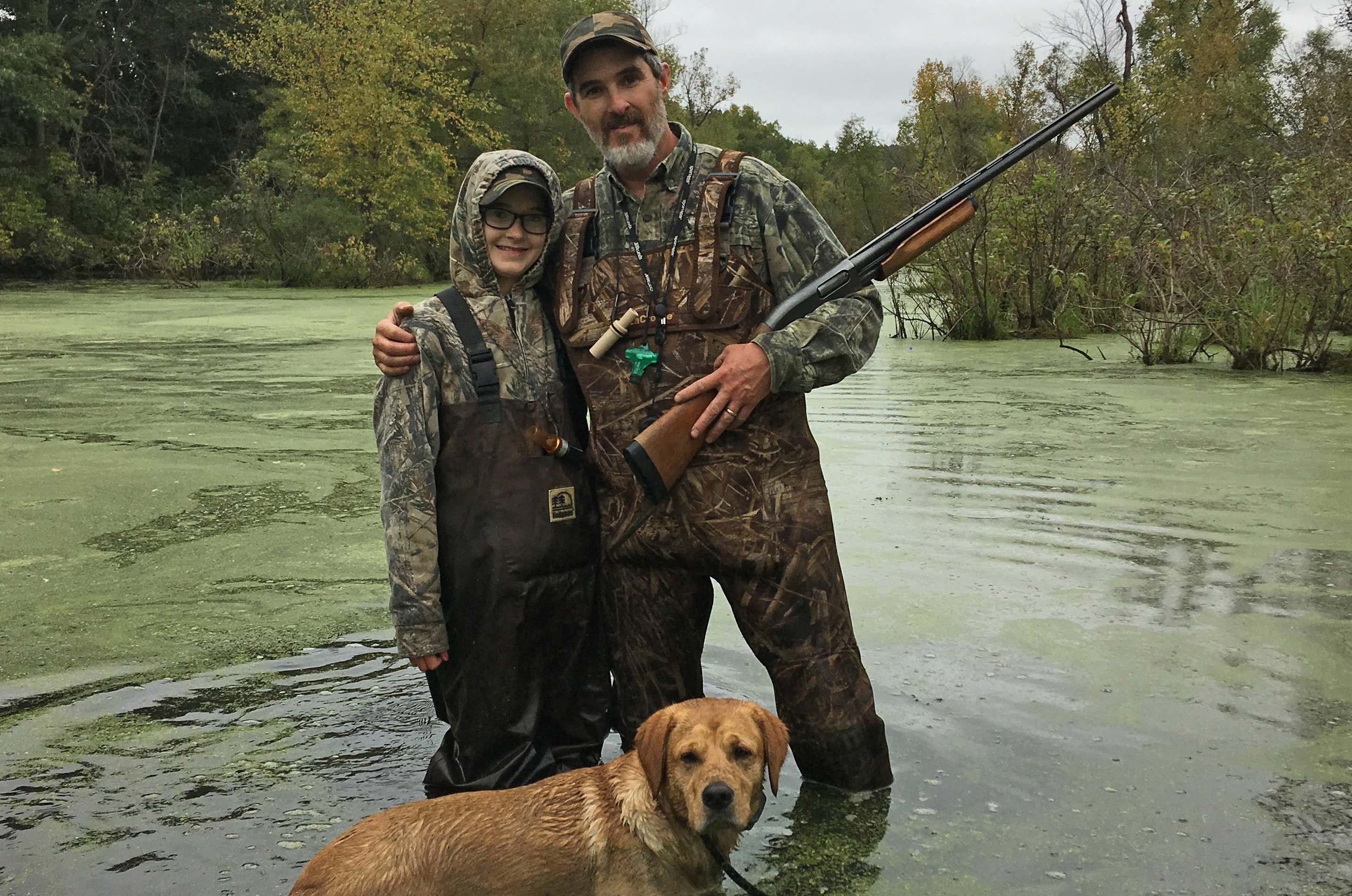 Father and daughter hunt in the Upper Mississippi National Wildlife and Fish Refuge - credit USFWS
