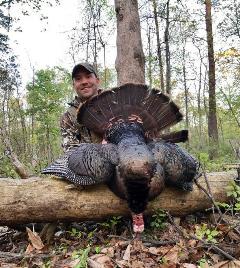 Jared Mott hunting turkey