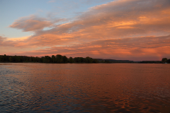 Sunset on the Mississippi River