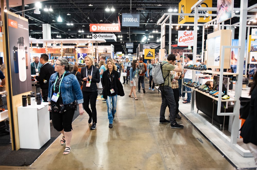 Outdoor Retailer exhibition - credit Scott Martin