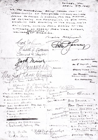 OWAA Bill of Organization Signatures