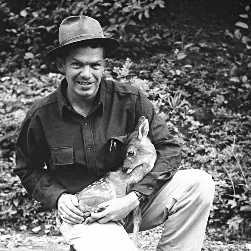 Sigurd Olson in 1953 - credit USFWS