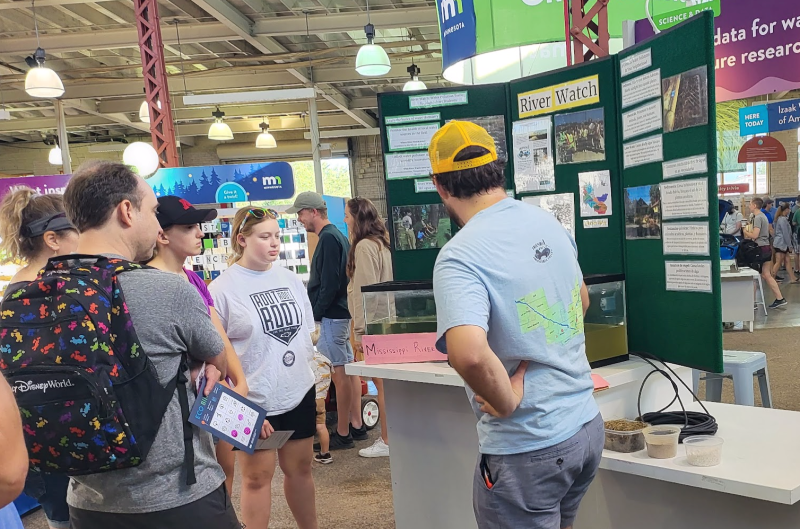 The Crew tables at community events like the Minnesota State Fair - credit Green Crew