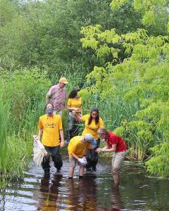 WHIRL stewards on Jewett creek - credit James Wylie Huffman