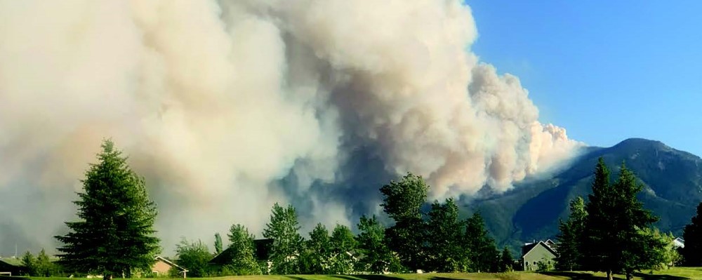Wildfire in Montana - credit Jack Ballard