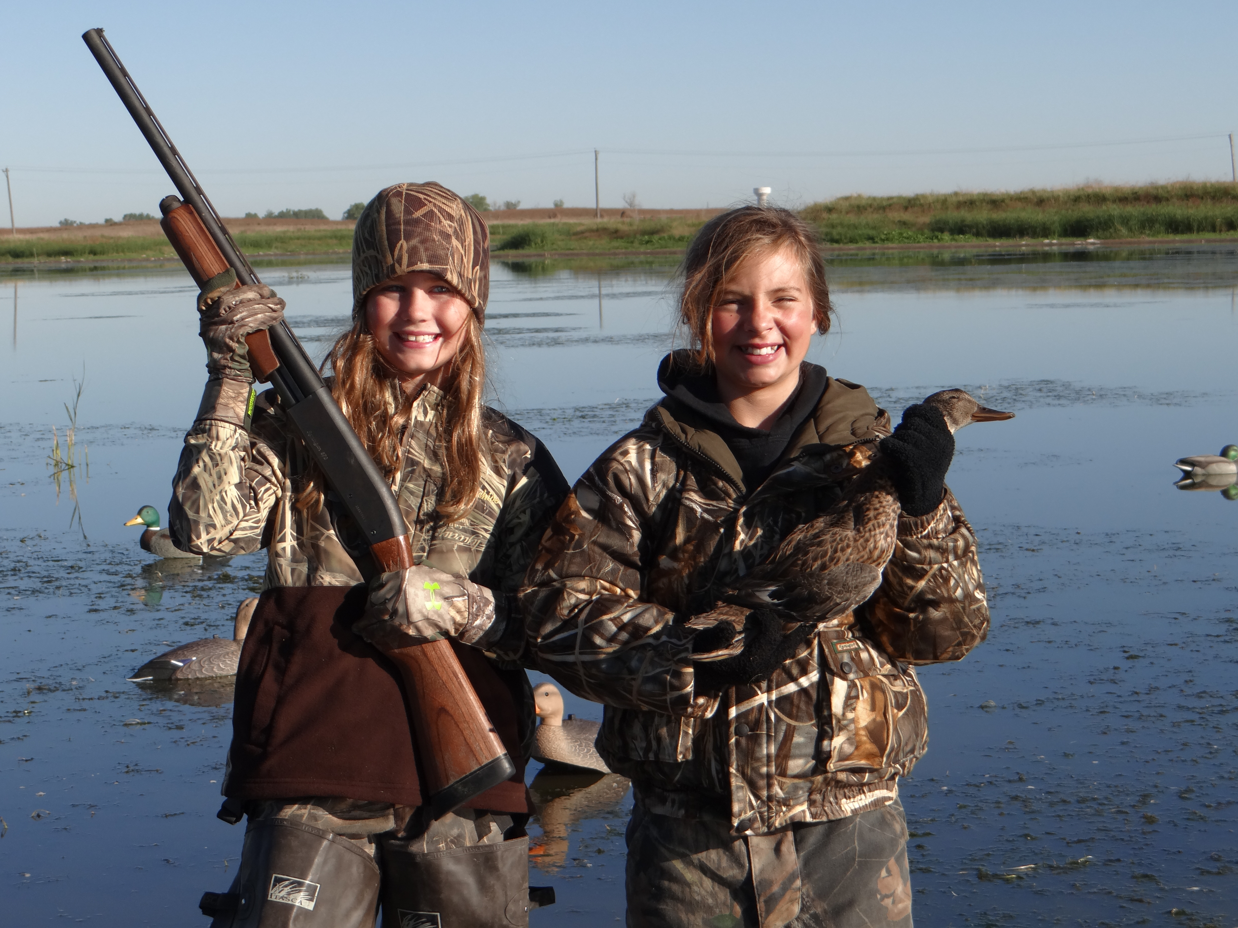 youth waterfowl hunters_Huron WMD 2013_credit Chuck Pyle USFWS